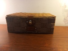 Alfred Button Wicker Hamper
