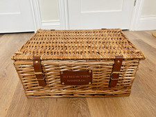 Vintage Wicker Hamper Storage