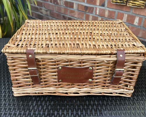 Alfred button hamper woven - button, co
